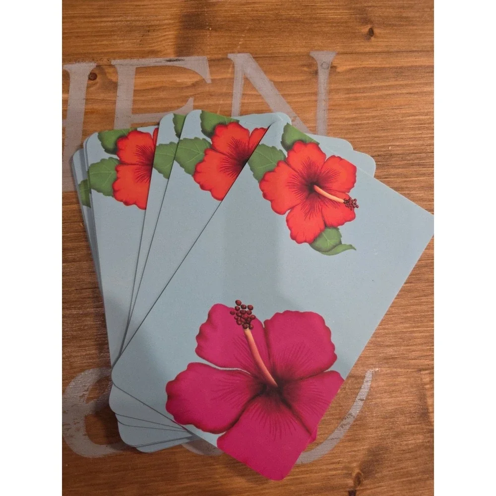 NEW Tropical‎ Drink Recipes 24 Mixed Drinks Pink Flamingo Cards